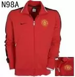 nike limitless striped veste mode manchester united n98a-2012-red